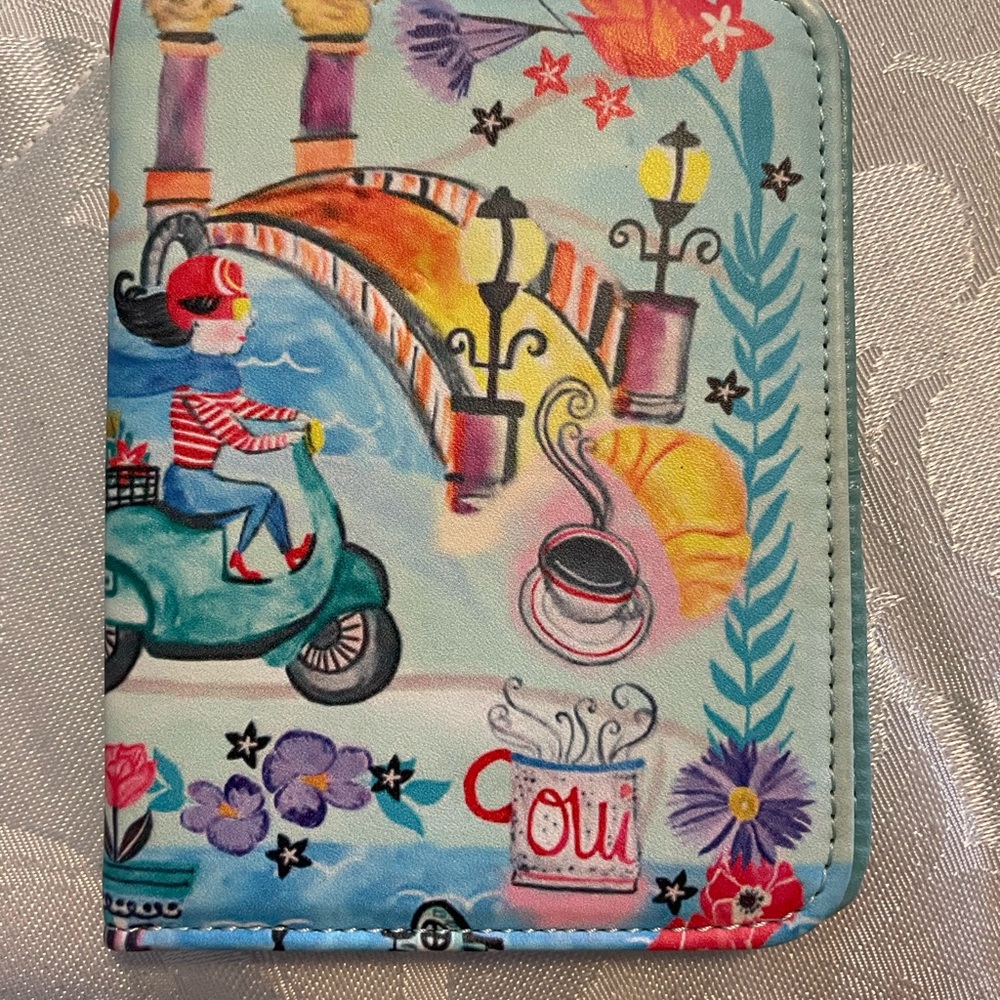 Colorful Illustrated Passport Holder